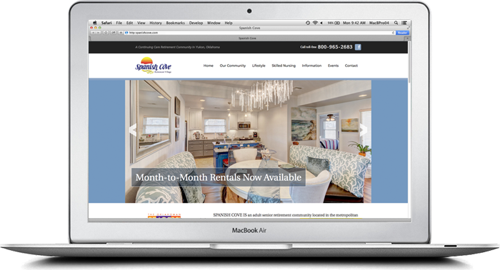 Spanish Cove website